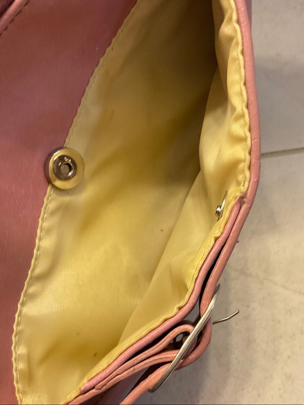 Nine & Co. Dusty Rose Shoulder Bag with Buckle Detail - Picture 3 of 5